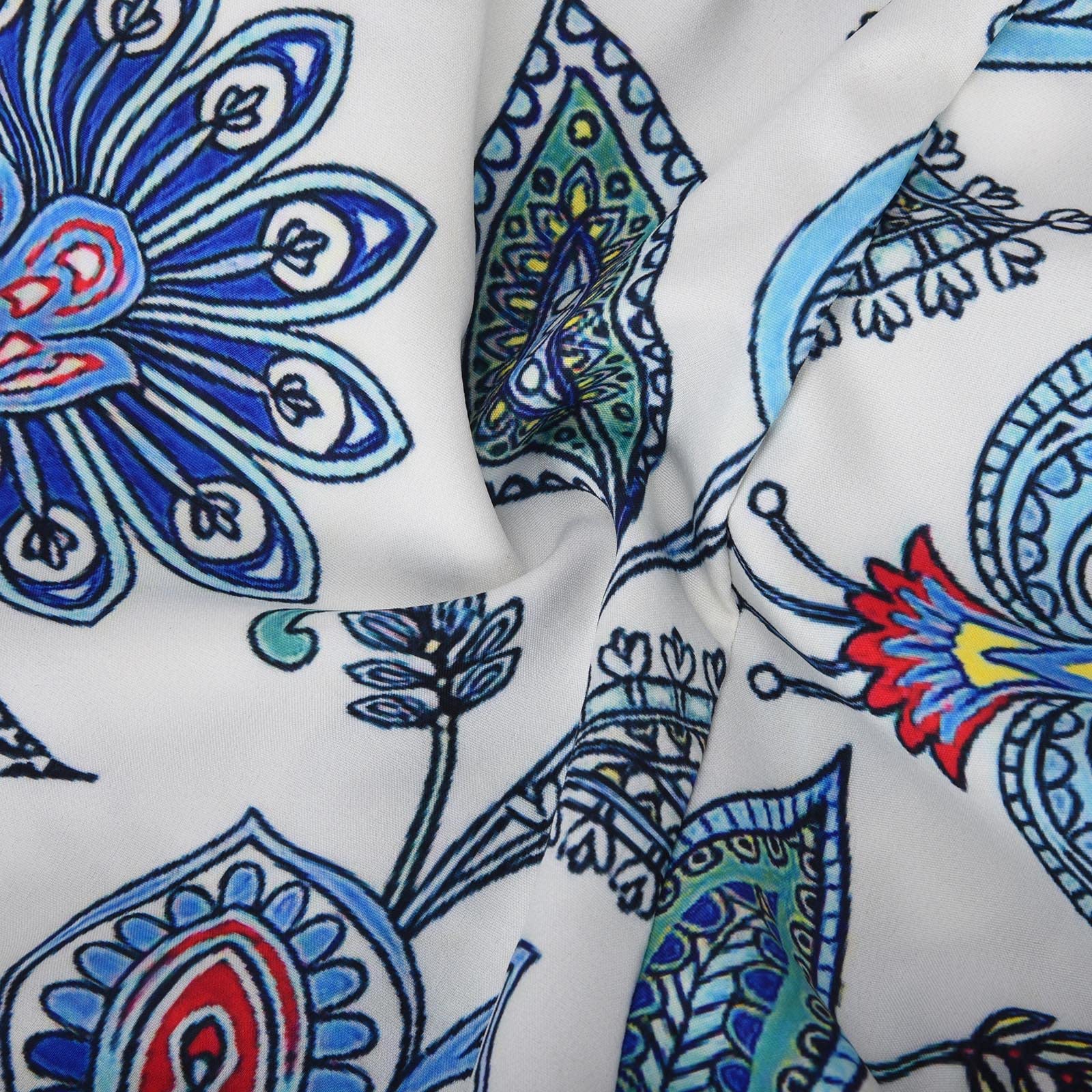 Women's Floral Beach Shorts with Pockets - Summer Casual & Tropical Print for Vacations