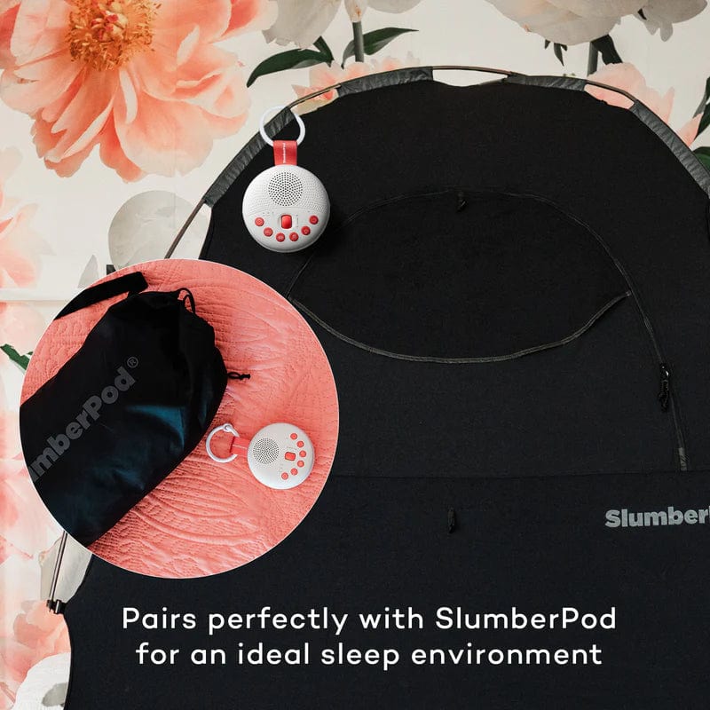 SlumberPod SlumberCalm Portable Sound Machine for Baby & Kids - White Noise Generator for Nursery, Travel & Sleep Training - Soothing Sleep Aid for Infants & Toddlers