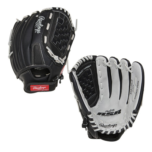 Rawlings RSB 12 Inch Slowpitch Softball Glove for Adults - Premium Leather Baseball Mitt for Outfield & Infield - Perfect for Slow Pitch Games, Practice & Training