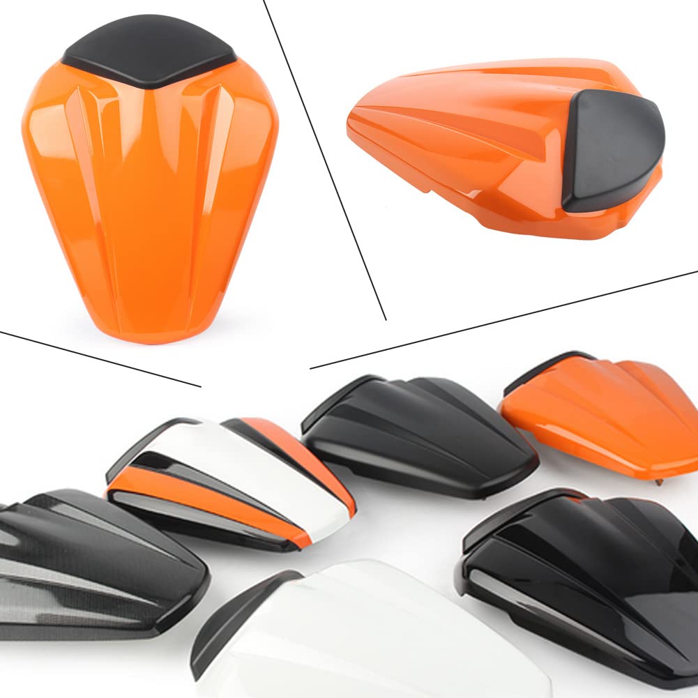 KTM Duke 125 200 390 Rear Seat Cowl Cover - Orange Pillion Fairing Replacement for Duke 125/200/390 (2012-2016) | Motorcycle Seat Protector for Commuting & Sport Riding