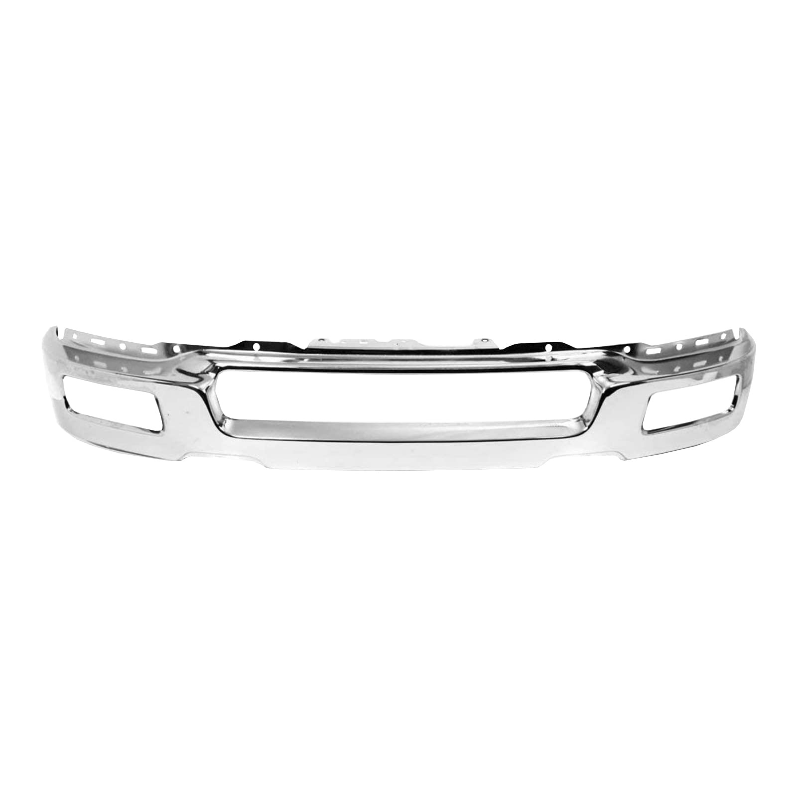 Chrome Steel Front Bumper Face Bar for 2004-2006 Ford F-150 with Fog Lights | FO1002390 | Heavy-Duty Protection for Off-Road & Truck Enthusiasts