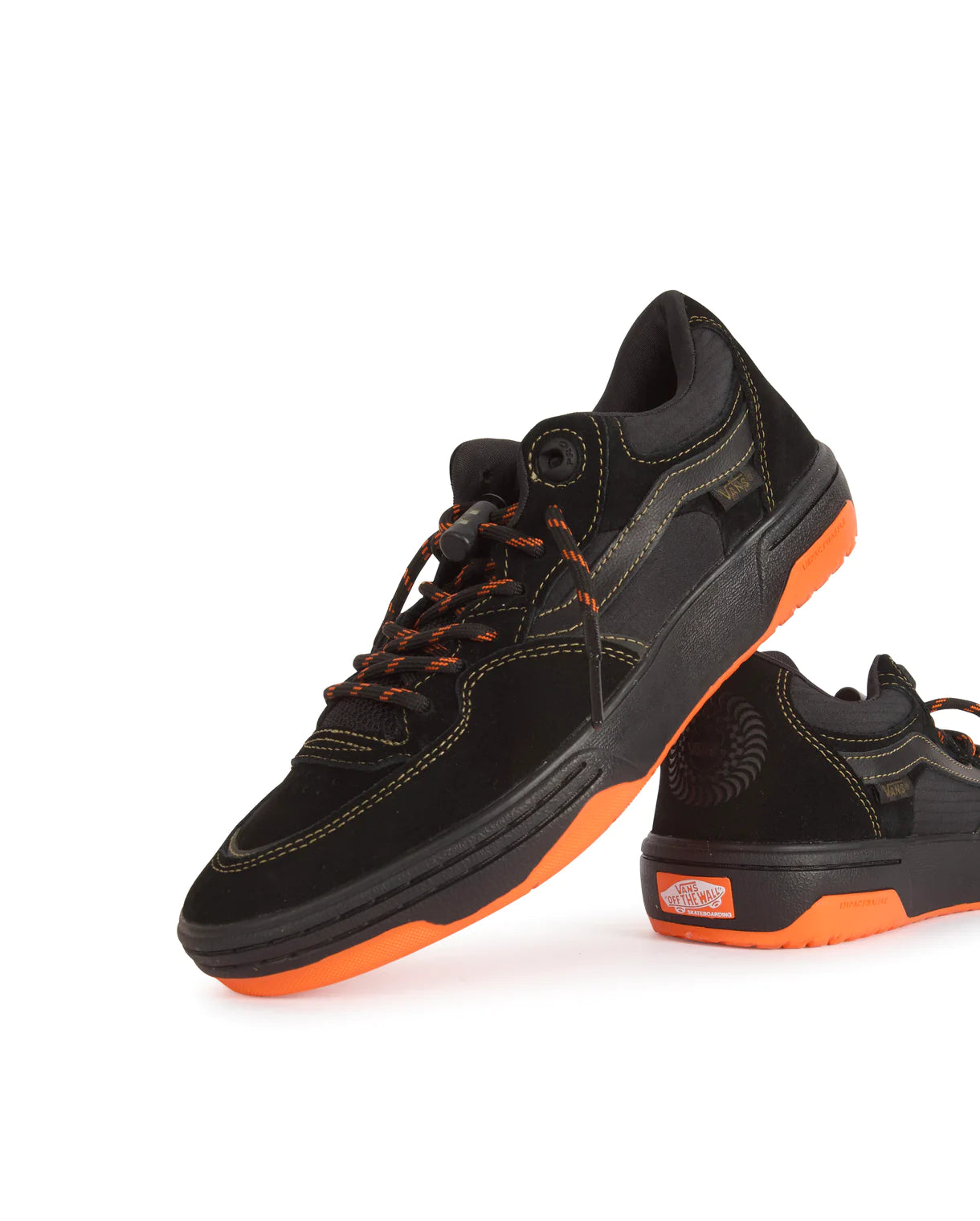 VANS x Spitfire Rowan 2 Skate Shoes - Black/Flame Colorway - High-Performance Skateboarding Sneakers for Men & Women - Perfect for Street Skating and Casual Wear