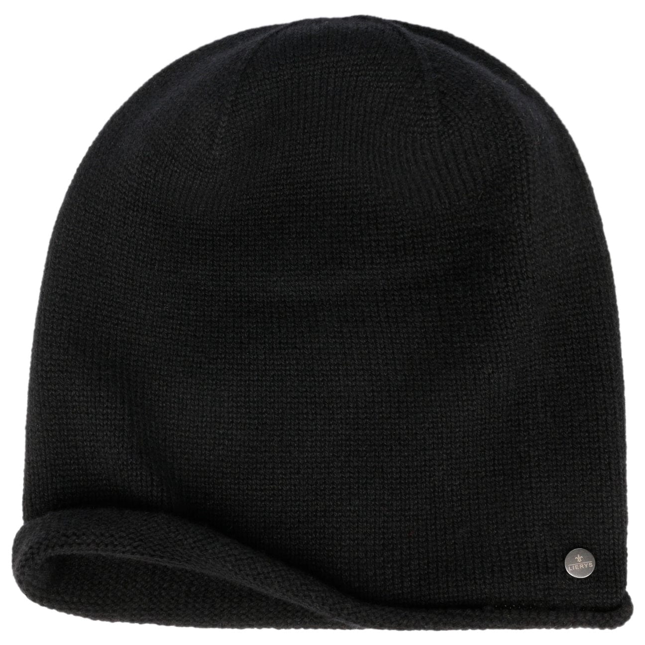 Lierys Soft Cashmere Beanie with Rolled Edge - Winter Warm Knit Hat for Women & Men - Perfect for Skiing, Hiking and Cold Weather Fashion
