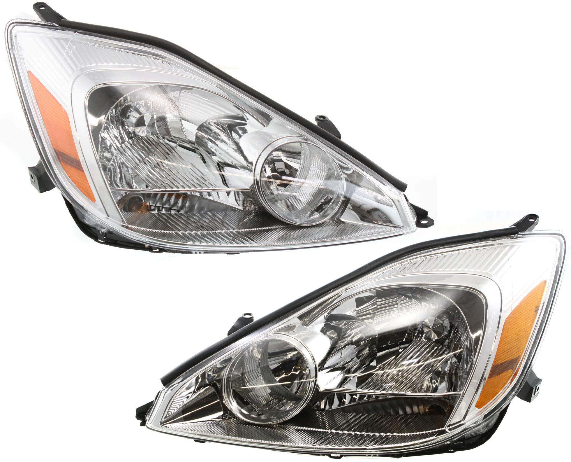 Garage-Pro Driver & Passenger Side Halogen Headlight Assembly for 2004-2005 Toyota Sienna (Non-HID Models) - Replaces OEM# 81150AE010 & 81110AE010 - Perfect for Night Driving & Foggy Conditions