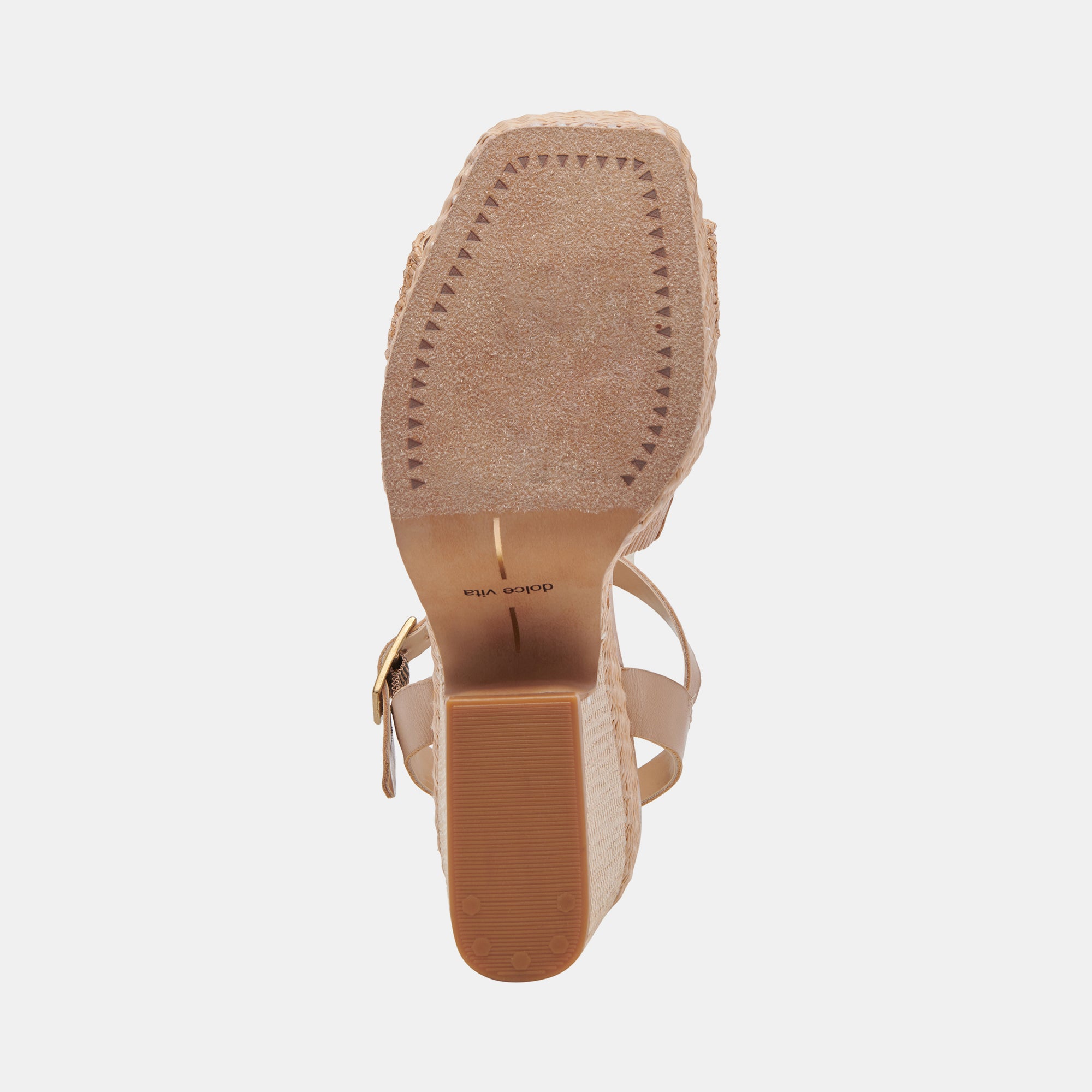 CALE HEELS LT NATURAL RAFFIA - Women's Comfortable Summer Sandals for Beach, Vacation & Casual Outfits