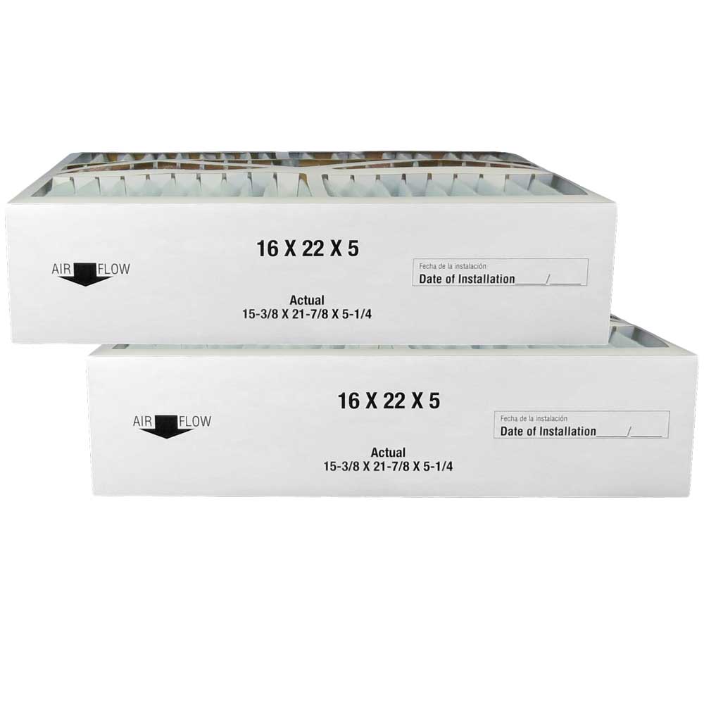 Bryant Replacement Furnace Filter 16x22x5 MERV 11 - 2 Pack (Compatible with Atomic BMF1620/BNC1620) - Perfect for Home HVAC Systems & Air Purifiers