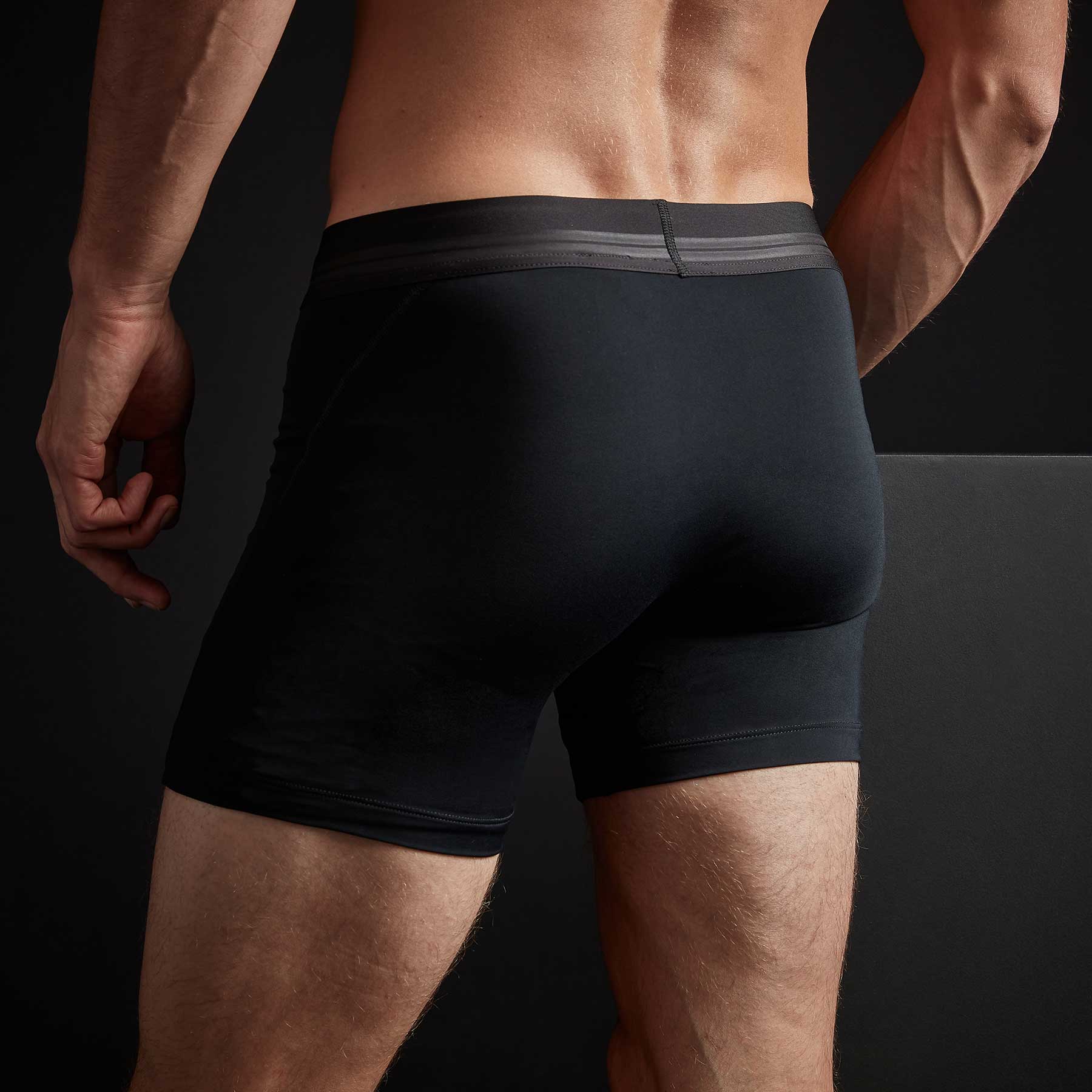 Men's Breathable Sport Boxer Shorts - Black | Comfortable & Moisture-Wicking Underwear for Gym, Running & Everyday Wear