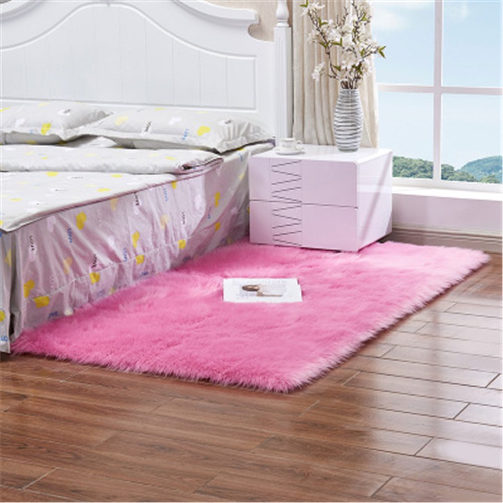 Premium Faux Australian Sheepskin Rug - Soft Fluffy Sofa Couch Cover, Stool & Vanity Chair Pad, Cozy Home Decor for Living Room & Bedroom Floor - Perfect for Winter Warmth & Scandinavian Style Decorating