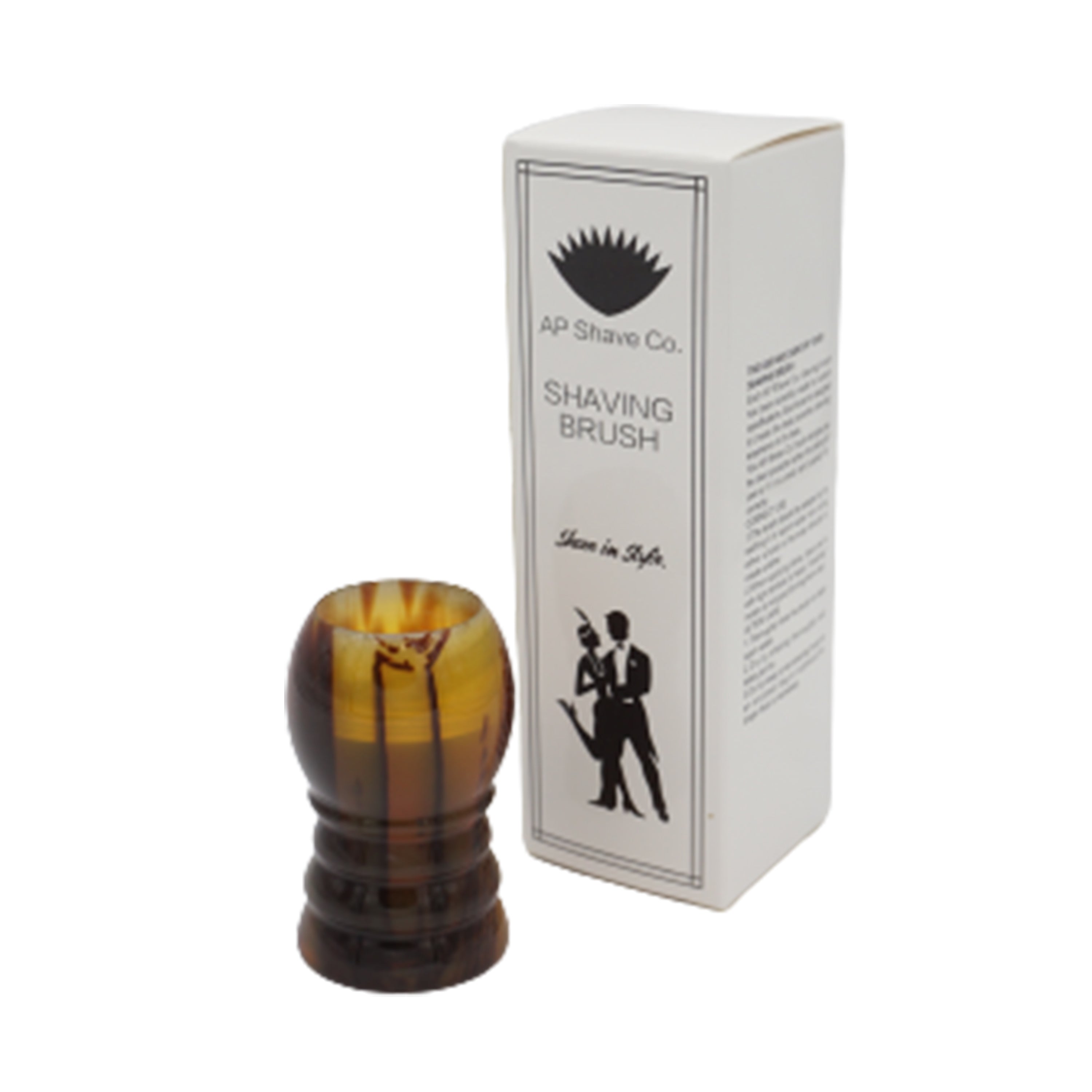 Premium Tortoise Handcrafted Shaving Brush Handle - Fits 24mm & 26mm Knots - Perfect for Wet Shaving & Grooming Gifts for Men