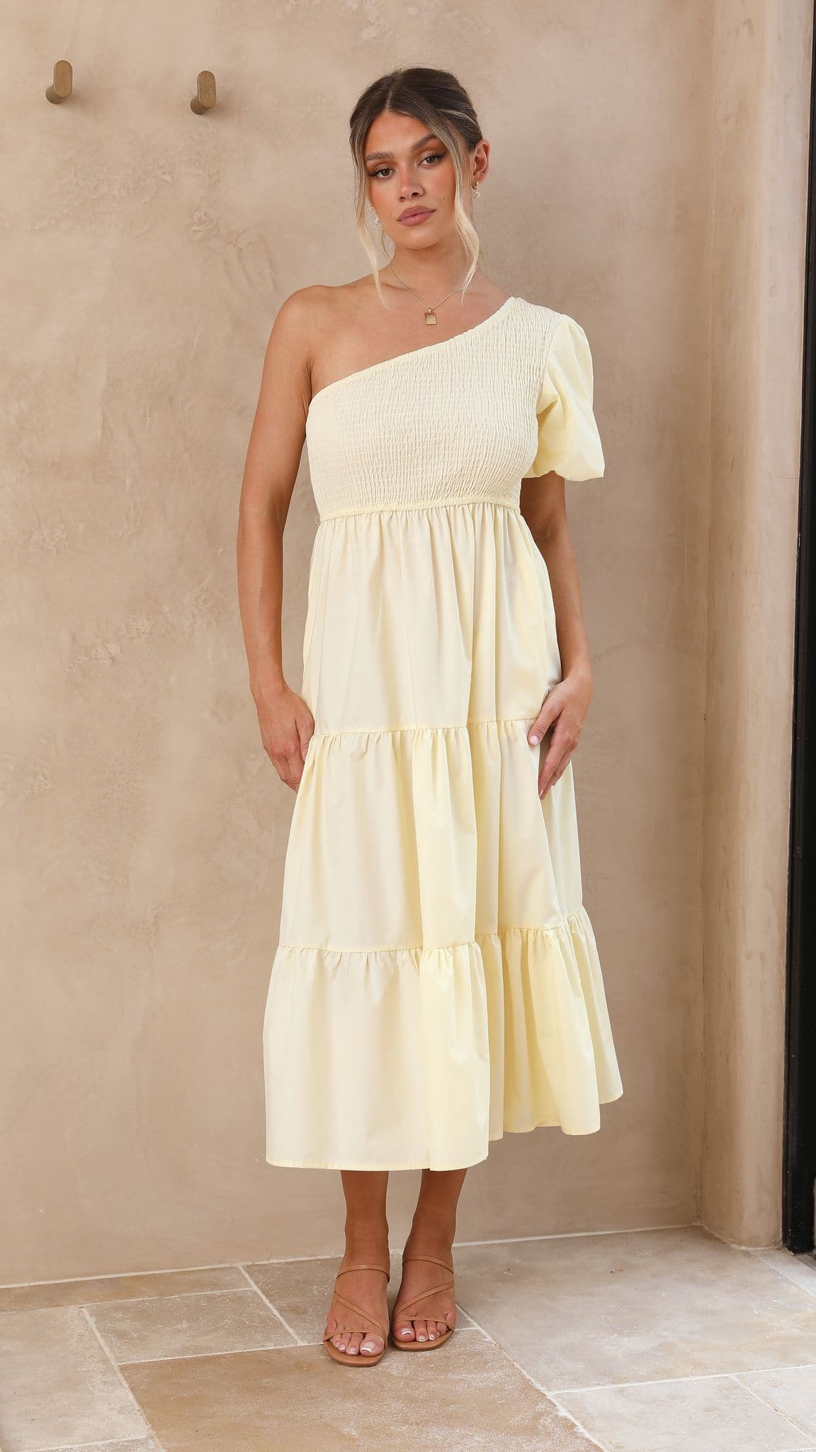 Frankie Maxi Dress for Women - Flowy Yellow Summer Dress with Pockets | Perfect for Beach, Vacation & Casual Outings