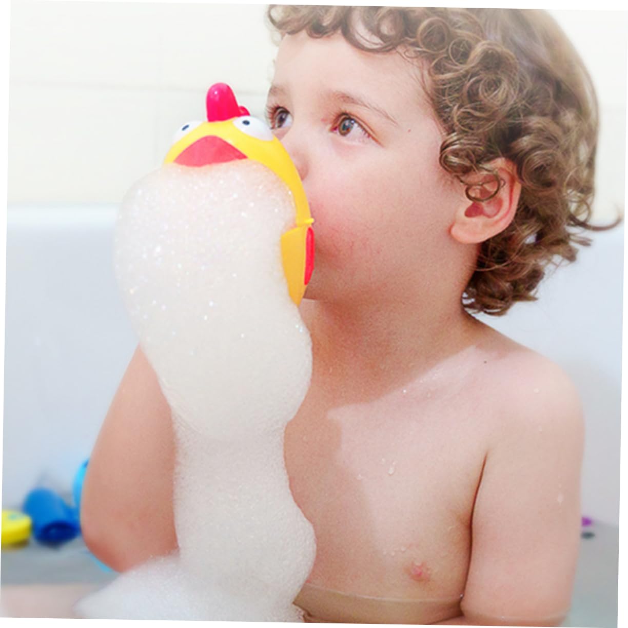 HEMOTON Bubble Machine Bath Toys for Kids - Fun Bubble Blower Bath Accessories for Toddlers & Children | Perfect for Bathtime Play & Sensory Development
