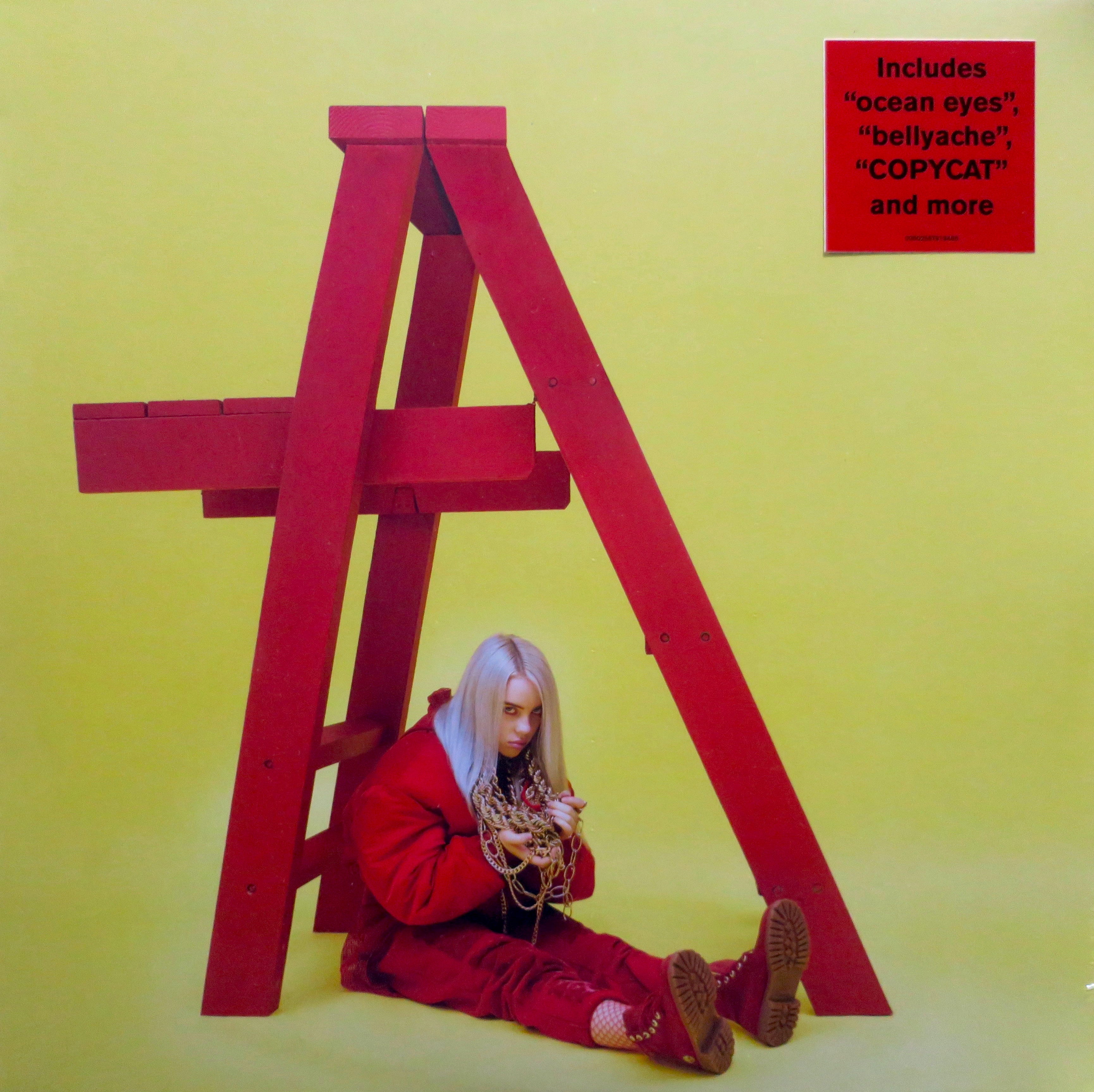 Billie Eilish 'Don't Smile At Me' Limited Edition Red Vinyl LP Record - Perfect for Collectors & Music Lovers, Great for Home Decor & Gift Giving