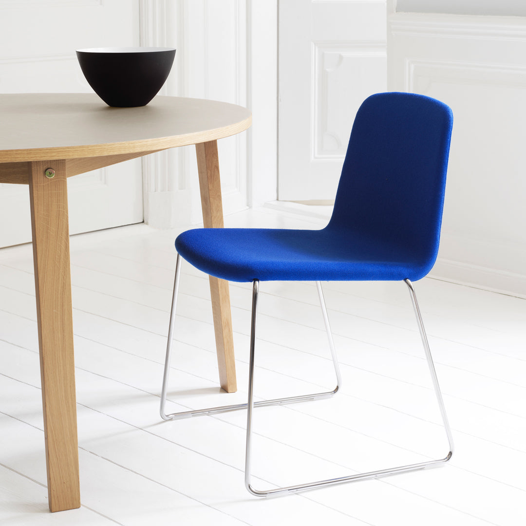 Just Chair - Premium Steel Fully Upholstered Stackable Chair for Office, Dining Room & Conference | Durable & Comfortable Seating Solution