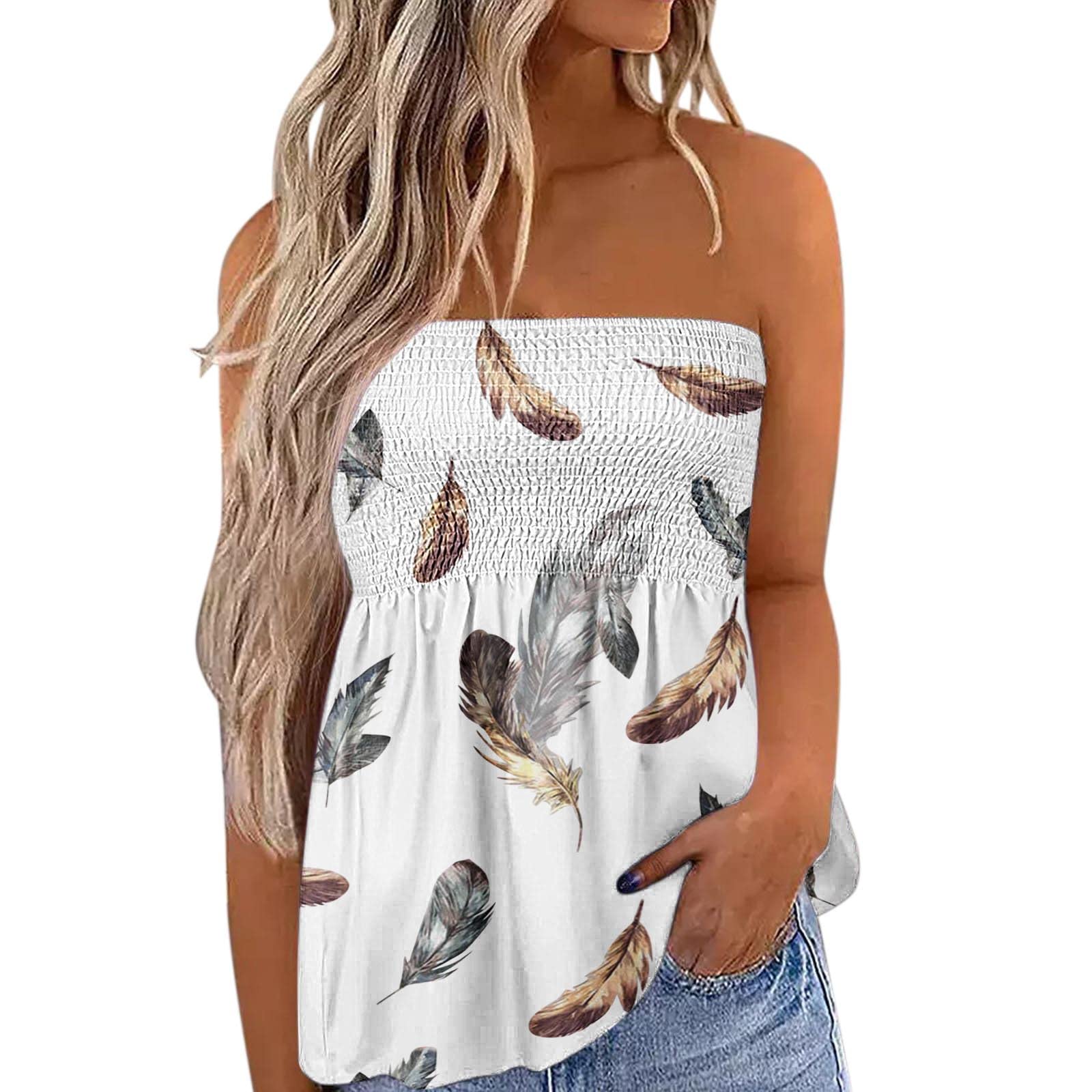 Women's Cute Sleeveless V-Neck Tank Tops - Printed Running Stripe Athletic Workout Shirts for Gym, Yoga & Casual Wear