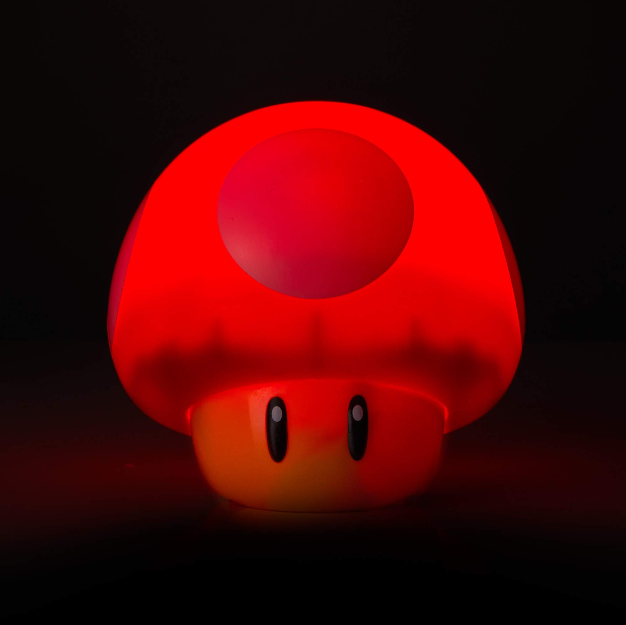 Paladone Super Mario Mushroom Light with Sound - Collectible LED Night Light for Gaming Room Decor & Kids Bedroom | Gift for Nintendo Fans