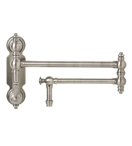 Waterstone 3100CB Towson Wall Mount Pot Filler Faucet in Caribbean Bronze - Perfect for Kitchen Sink, Stove & Cooking Area - High Arc Design for Easy Pot Filling