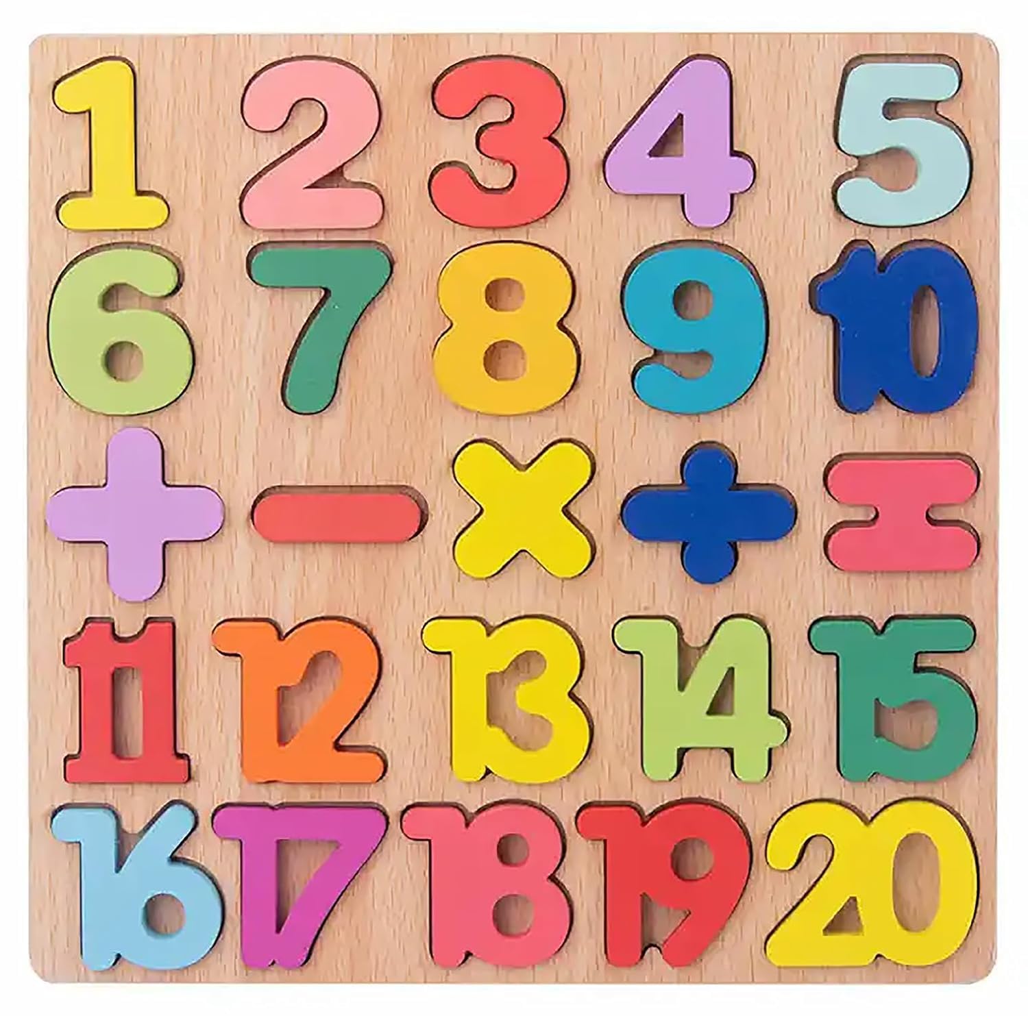 MATSON 3D Wooden Puzzles for Kids - Alphabet & Numbers Learning Toys, Preschool Educational Games for Toddlers Ages 3-5 - Perfect for Homeschooling, Classroom Activities & Early Childhood Development