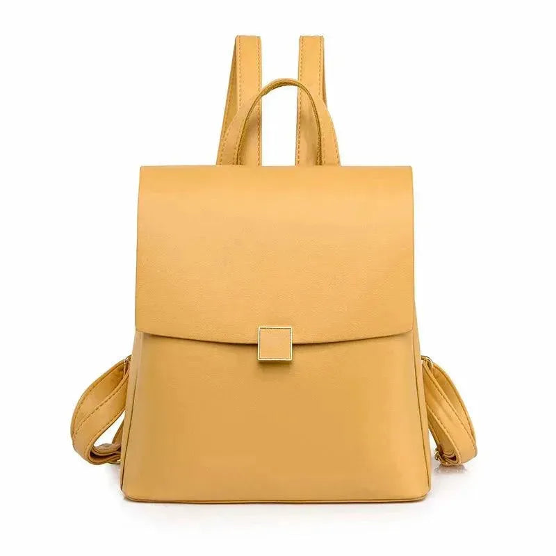 Premium Genuine Leather Women's Backpack - Stylish & Durable Designer Handbag for Work, Travel & Everyday Use