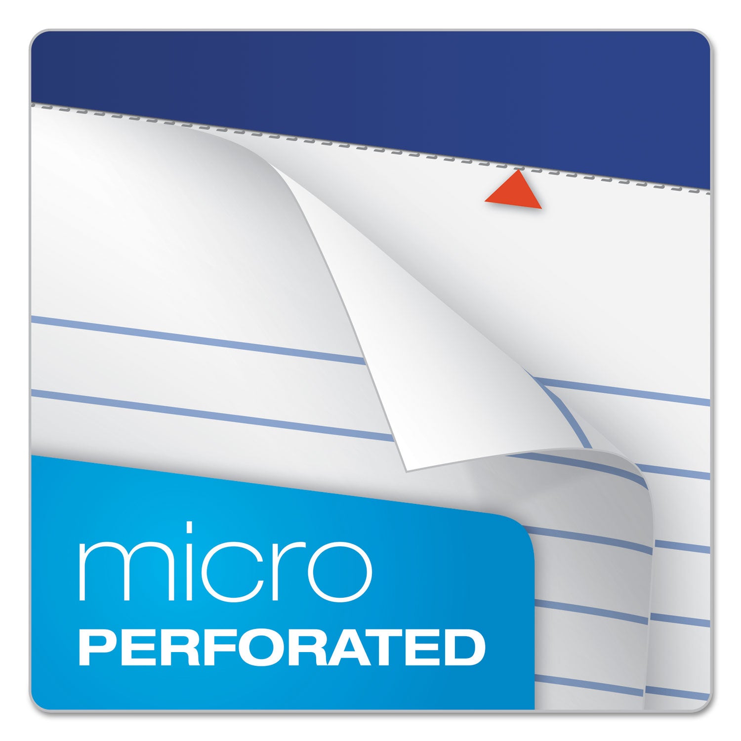 Ampad® Recycled Writing Pads - Wide/Legal Rule, Politex Green Kelsu Headband, 50 Sheets 8.5