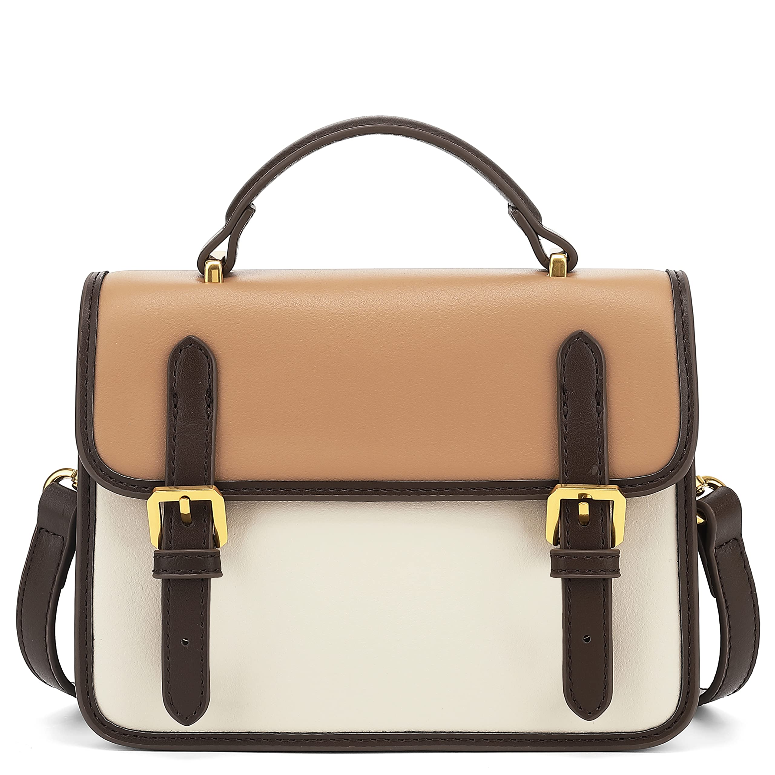 Stylish Scarleton Crossbody Bags for Women - Structured Mini Satchel Purse with Top Handle Shoulder Strap (H2077) | Perfect for Work, Travel & Everyday Use
