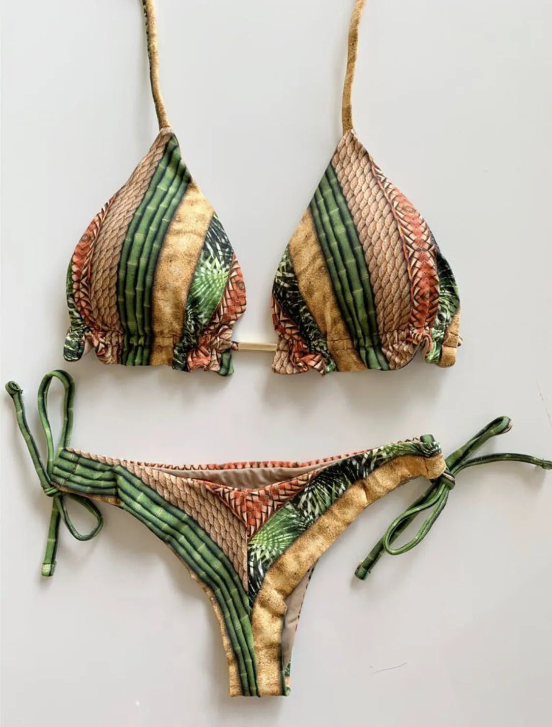 **10 Colors Sexy Push Up Bikini Set for Women - Halter Brazilian Thong Swimsuit Beachwear - Perfect for Pool, Beach, Vacation & Summer Outfits**