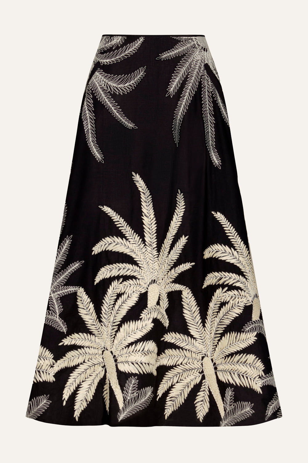 Stylish Pictograph Print Skirt - Trendy Women's Floral Pattern Midi Skirt for Casual Outings & Summer Vacations
