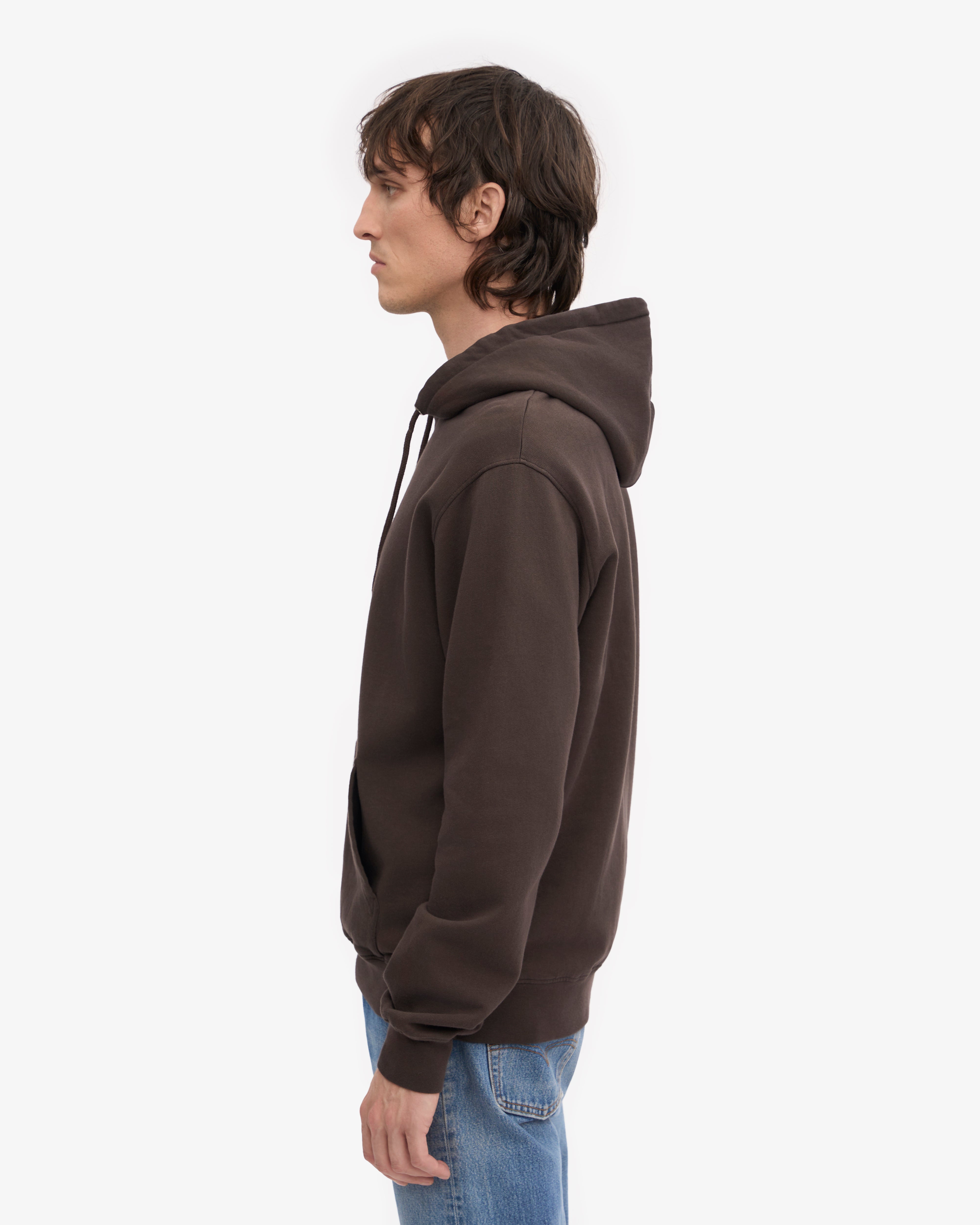 Organic Cotton Classic Hooded Sweatshirt - Coffee Brown | Comfortable & Stylish for Casual Wear, Outdoor Activities & Loungewear