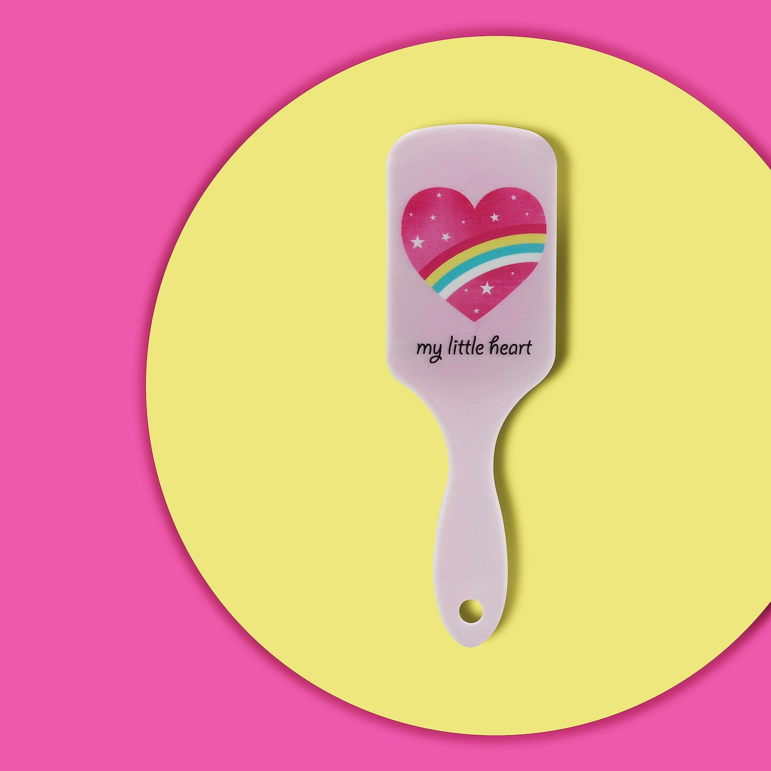 GLITTERS Kids Detangling Brush - Flexible Bristles for All Hair Types - Perfect for Daily Hair Care