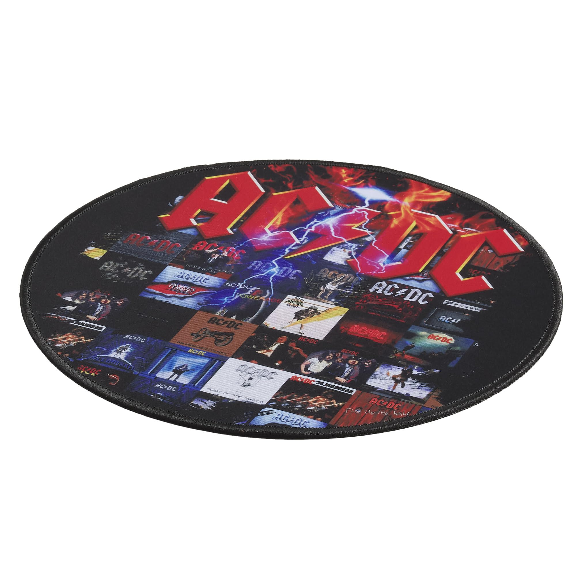 Subsonic Gaming Mouse Pad with AC/DC Design - Non-Slip RGB Mouse Mat for PC, Laptop & Office Use - Perfect for Gaming, Work & Home Setup