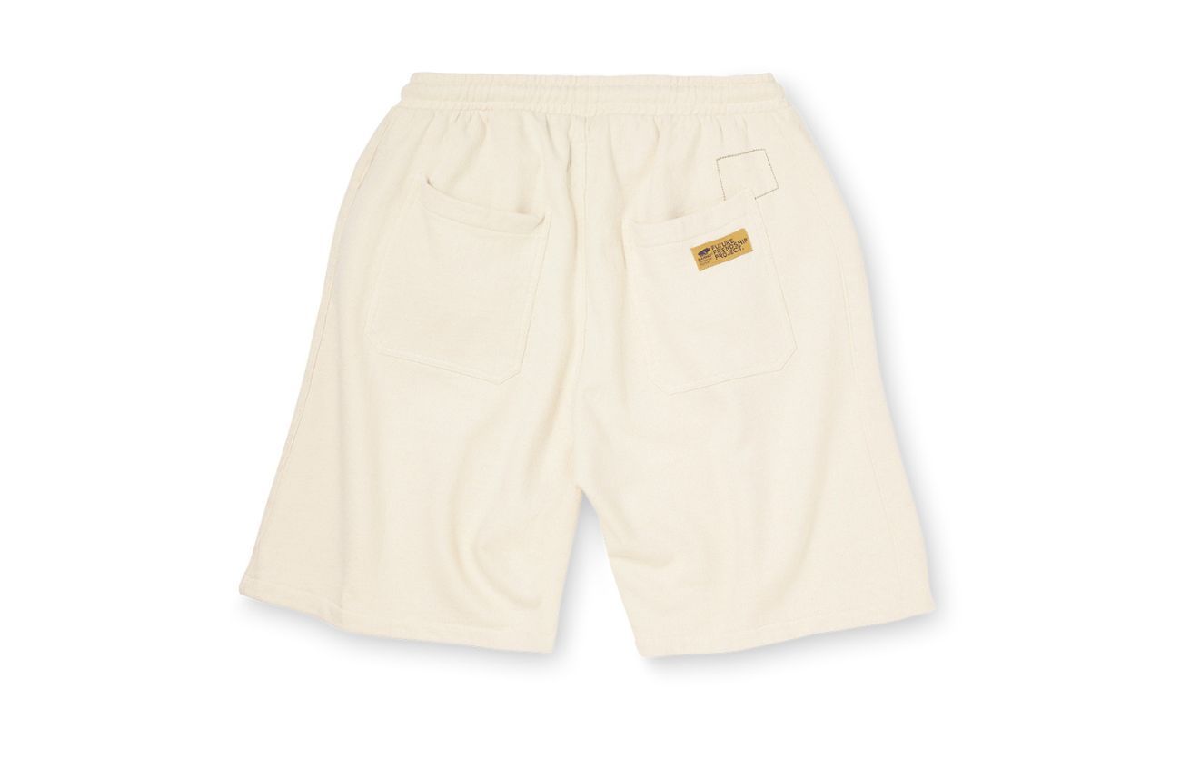 KARHU X UNIVERSAL WORKS TRACK SHORT - Men's Running Shorts in Ecru | Lightweight Athletic Shorts for Jogging, Gym Workouts & Casual Wear