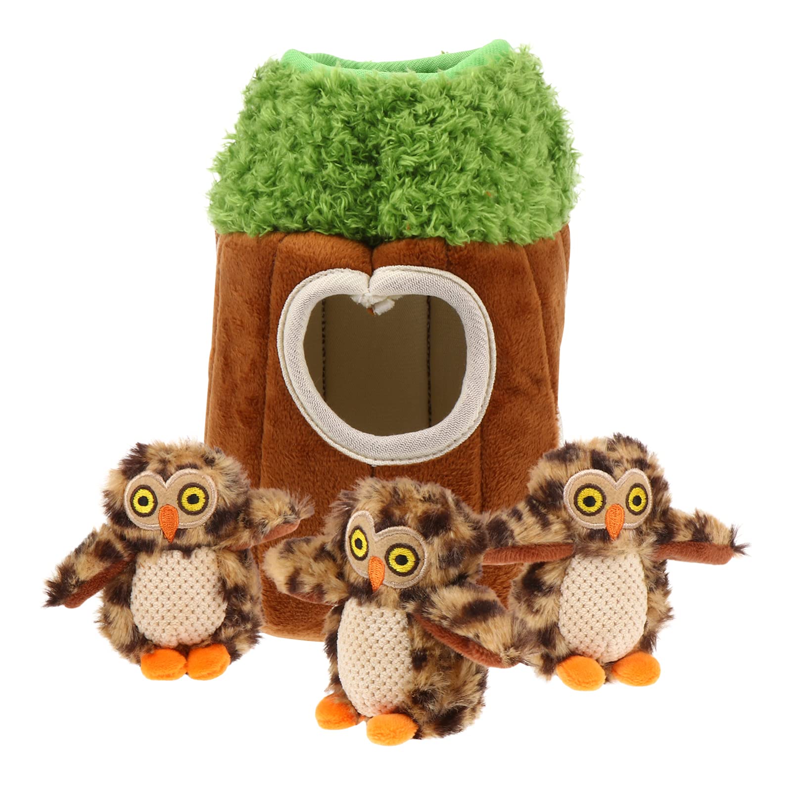 POPETPOP Interactive Squeaky Plush Dog Toys for Small & Medium Dogs - Hide & Seek Puzzle Chew Toys, Halloween Stuffed Animals - Perfect for Training, Playtime & Anxiety Relief