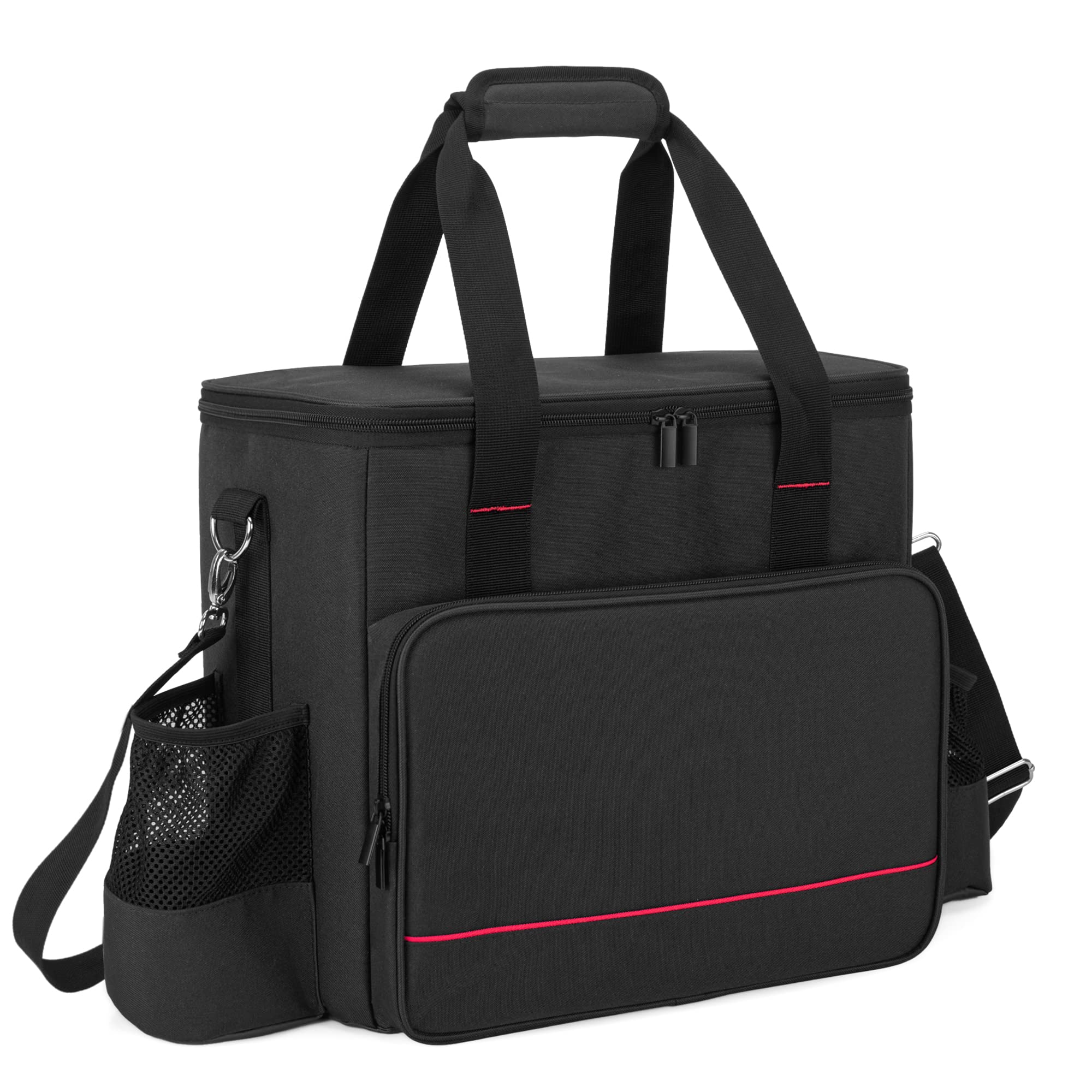 Samdew Portable Heater Carry Bag for Mr. Heater MH9BX & Buddy Propane Heaters - Durable Black Carrying Case with Multiple Pockets & Comfortable Handles - Perfect for Camping, RV Trips, and Outdoor Adventures
