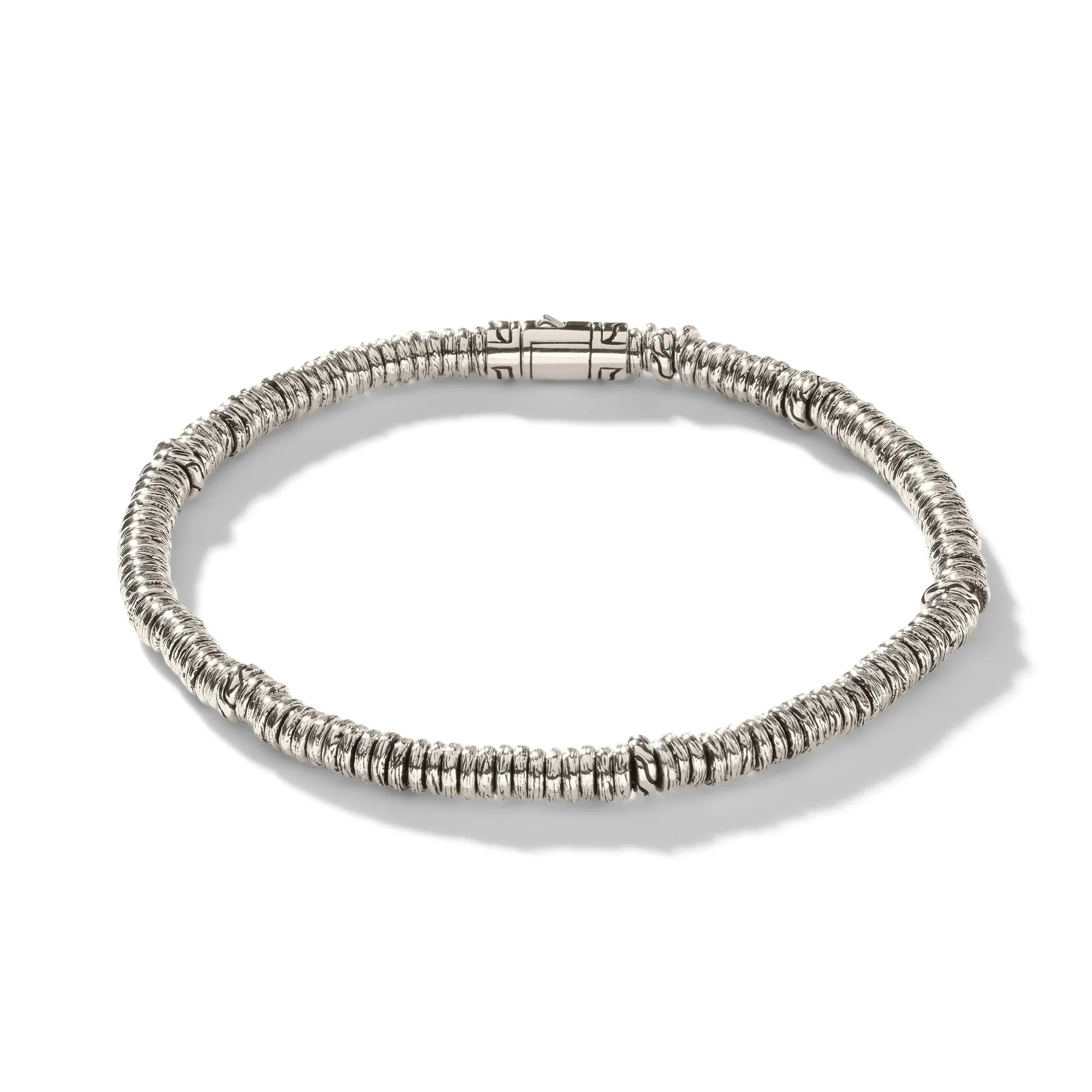 Sterling Silver Heishi Beaded Bracelet - Handmade Boho Jewelry for Women, Perfect for Everyday Wear, Gift Giving & Spiritual Healing
