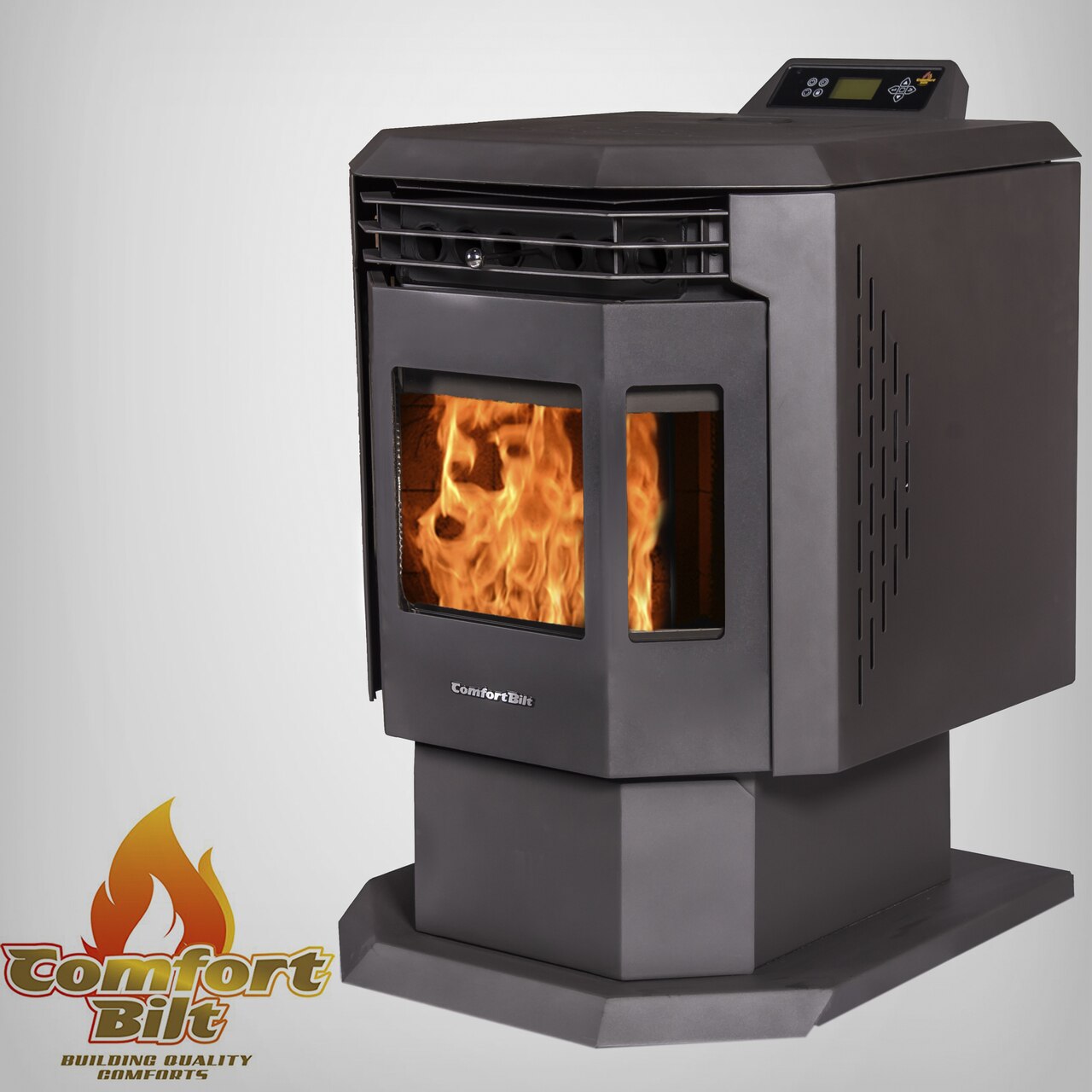 ComfortBilt HP21 Pellet Stove - High Efficiency EPA Certified Wood Pellet Heater for Home & Cabin Heating | Eco-Friendly Warmth for Living Rooms, Basements & Garages