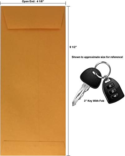 A Plus Key Drop Envelopes #7216 - Pack of 500 Security Envelopes for Business, Mailing & Banking (U3 Size) - Perfect for Confidential Documents, Invoices & Payments