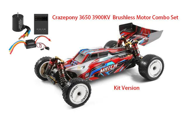 WLToys 104001 1:10 Scale RC Car Parts Kit - DIY Assembly for Hobbyists & Collectors - Perfect for Off-Road Racing & RC Car Enthusiasts