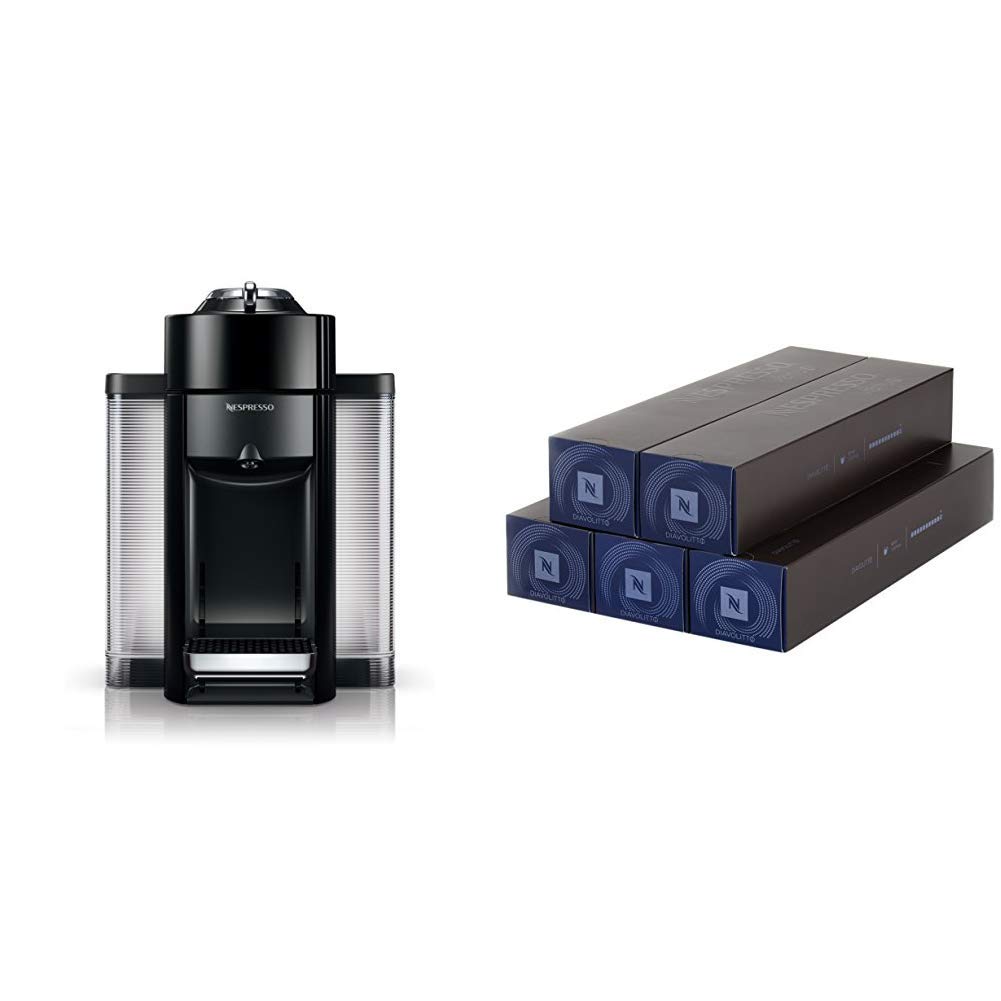 De'Longhi Nespresso Coffee Machine Starter Kit with 250 Capsules - Black | Perfect for Office, Home & Gifts | Fast Brewing & Easy to Use