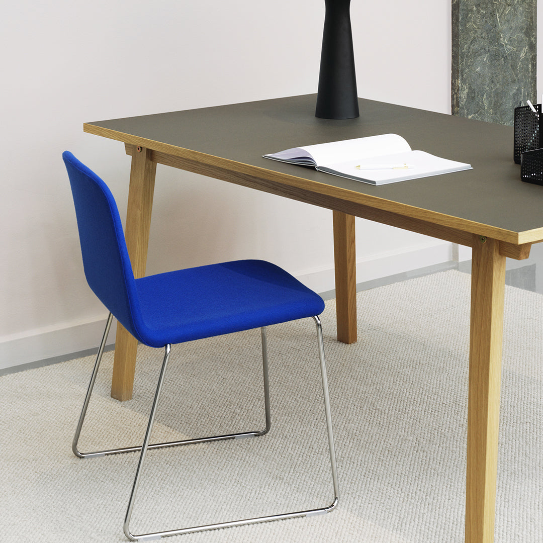 Just Chair - Premium Steel Fully Upholstered Stackable Chair for Office, Dining Room & Conference | Durable & Comfortable Seating Solution