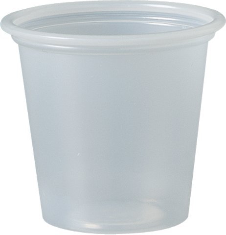 Clear 1.25 oz Solo Plastic Cups - 250 Pack | Disposable Portion Containers for Food, Beverages & Crafts | Perfect for Parties, Picnics, Baby Showers & Office Snacks