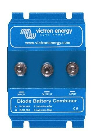 Victron Energy BCD 402 40A Battery Combiner Diode - 2 Battery Charging System for RVs, Boats & Solar Power Applications