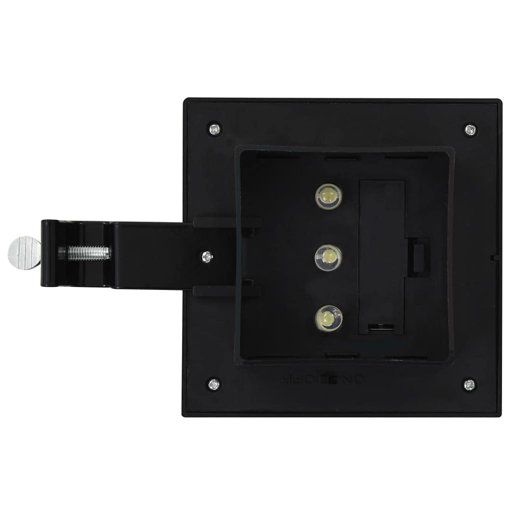 Estink Solar Powered Outdoor Lights - Black Waterproof Solar Garden Lamps with AA Batteries for Backyard, Pathway & Courtyard Lighting | Perfect for Family Gatherings & Landscape Decoration