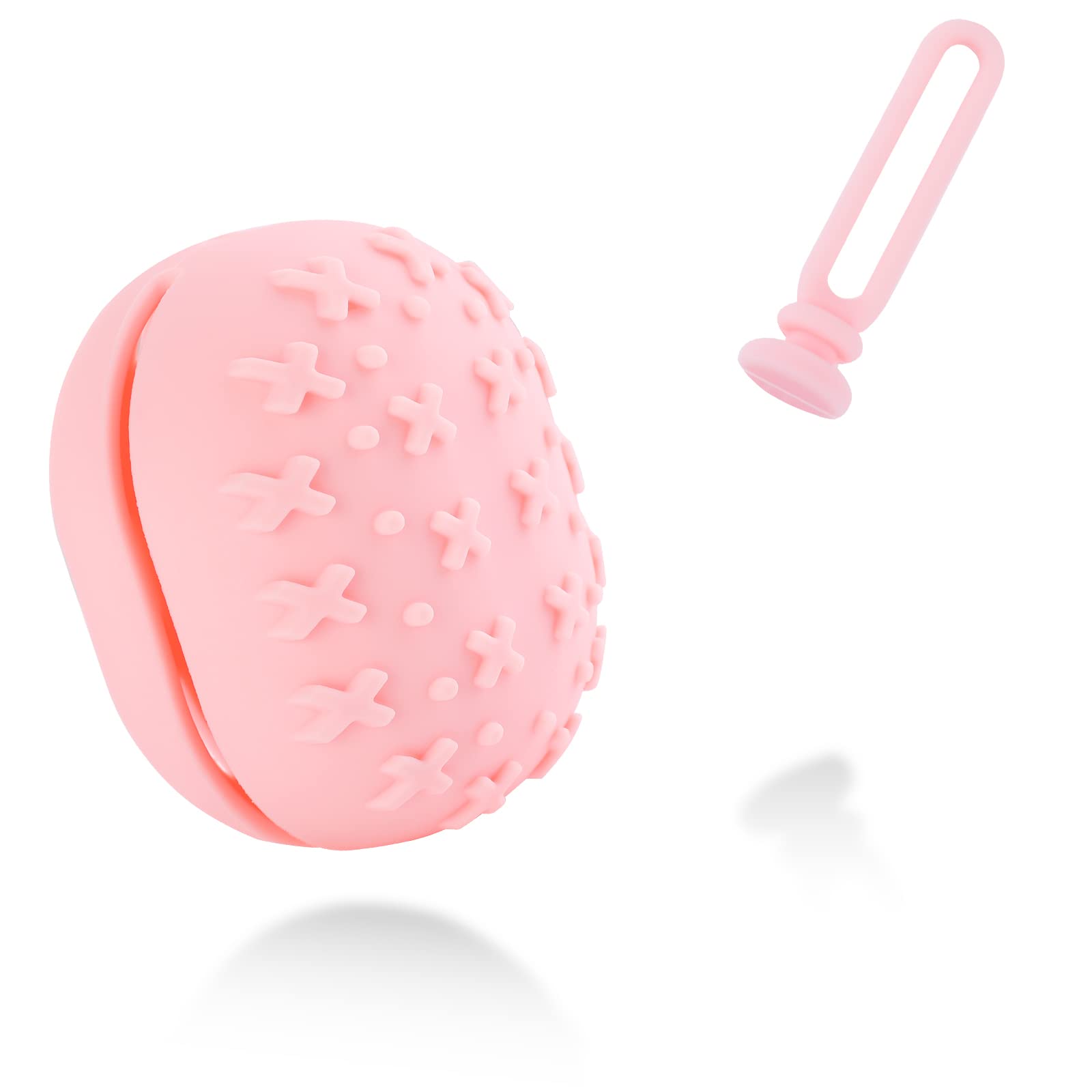 Pink Silicone Makeup Sponge Holder - Breathable, Washable & Reusable Beauty Blender Travel Case | Portable, Shatterproof Protective Container for Cosmetic Sponges | Perfect for Travel, Gym & On-the-Go Makeup Touchups
