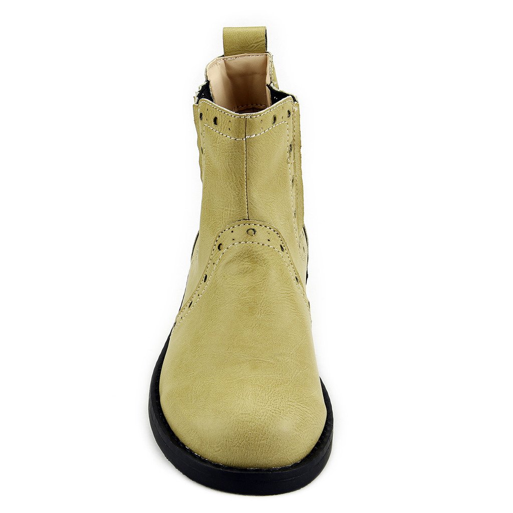 The Doll Maker Flat Bootie - Women's Comfortable Slip-On Shoes for Casual Wear, Indoor & Outdoor Use