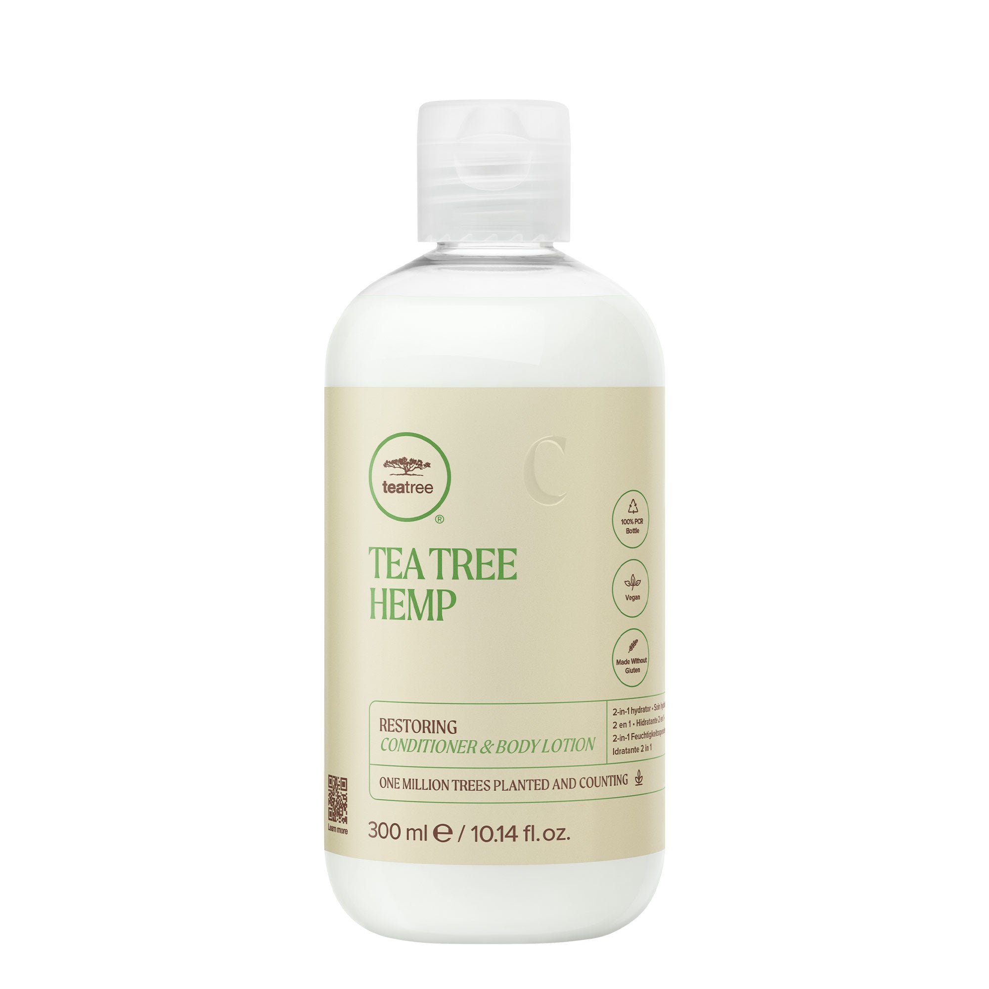 Organic Hemp Restoring Conditioner & Body Lotion for Dry Damaged Hair & Skin - Deep Hydration & Repair for Hair Care & Body Moisturizing