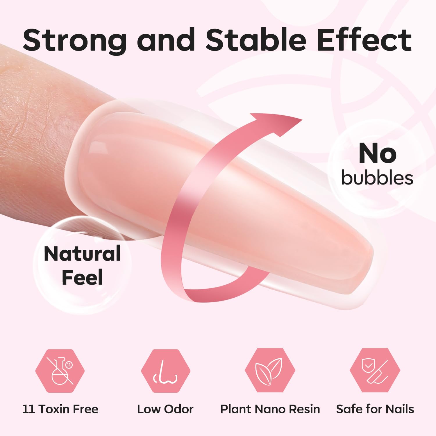 Modelones Poly Nail Gel Kit - 6 Colors Poly Extension Gel (Clear, Pink, White) with 48W UV/LED Lamp, 3D Nail Charms, Builder Slip Solution - Complete Nail Manicure & Pedicure Supplies for Beginners - Perfect for Home Salon, DIY Nail Art & Professional Nail Extensions