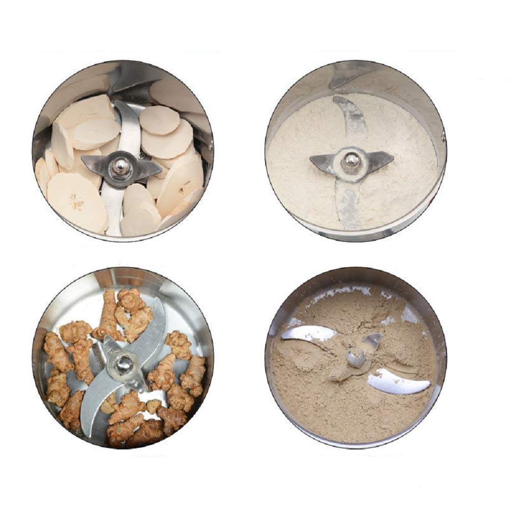 500g Electric Grain Mill Grinder for Spices, Herbs, Coffee & Seeds - Superfine Powder Machine, 110V Dry Grinder for Cereals & Grains - Perfect for Home Baking, Coffee Brewing & Spice Preparation