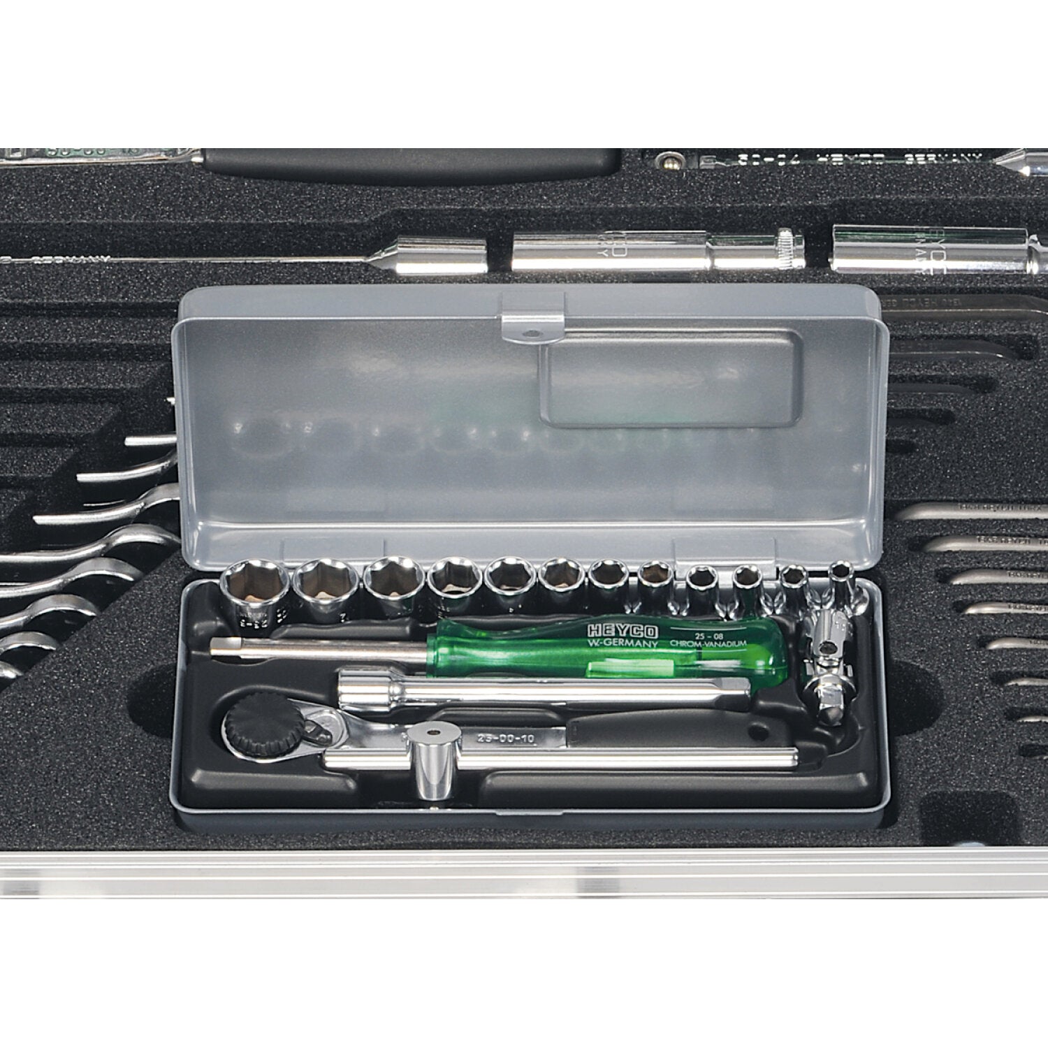 Heyco 00067800082 Professional 75th Anniversary 77-Piece 12-Point Tool Set - Perfect for Automotive Repair, Home Maintenance & DIY Projects