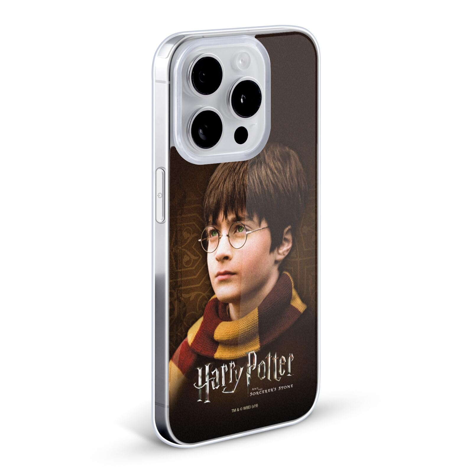 Official Harry Potter Sorcerer's Stone Scarf Soft Gel Phone Case - Compatible with iPhone 12/12 Pro | Licensed Merchandise | Perfect for Potter Fans, Cosplay & Winter Fashion Accessories