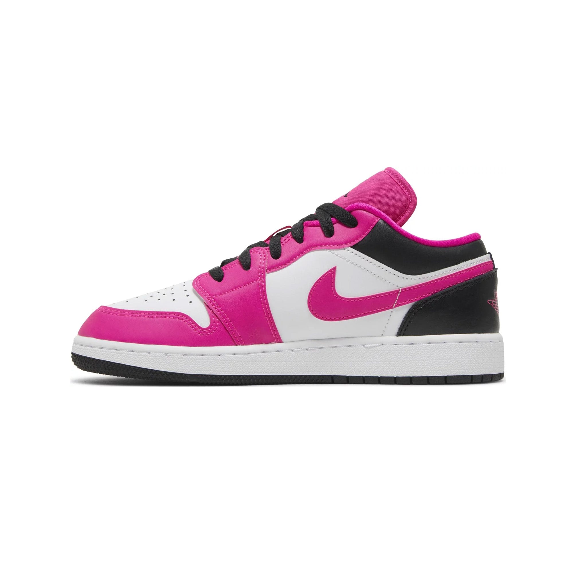 Air Jordan 1 Low 'Fierce Pink' GS Sneakers for Girls (2023) - Trendy Pink Basketball Shoes for School, Sports & Casual Wear