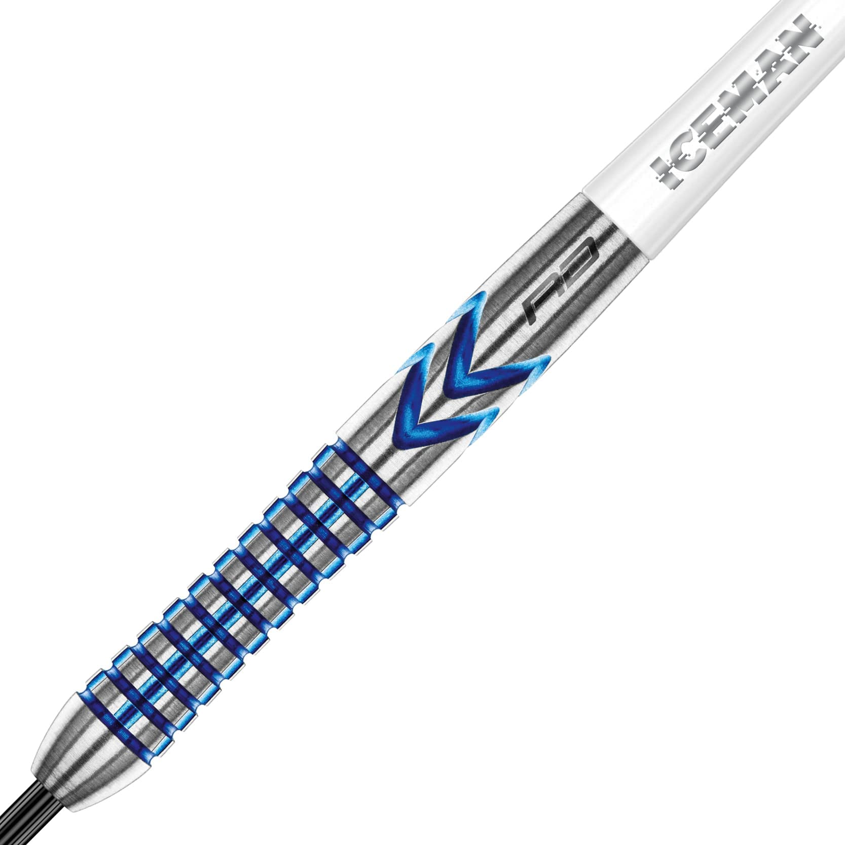 RED DRAGON Gerwyn Price Iceman Professional Tungsten Steel Tip Darts Set with Flights & Stems - Perfect for Professional Darts Tournaments & Home Practice